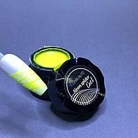 Гель павутинка неонова для дизайну нігтів LillyBeaute 7г жовта