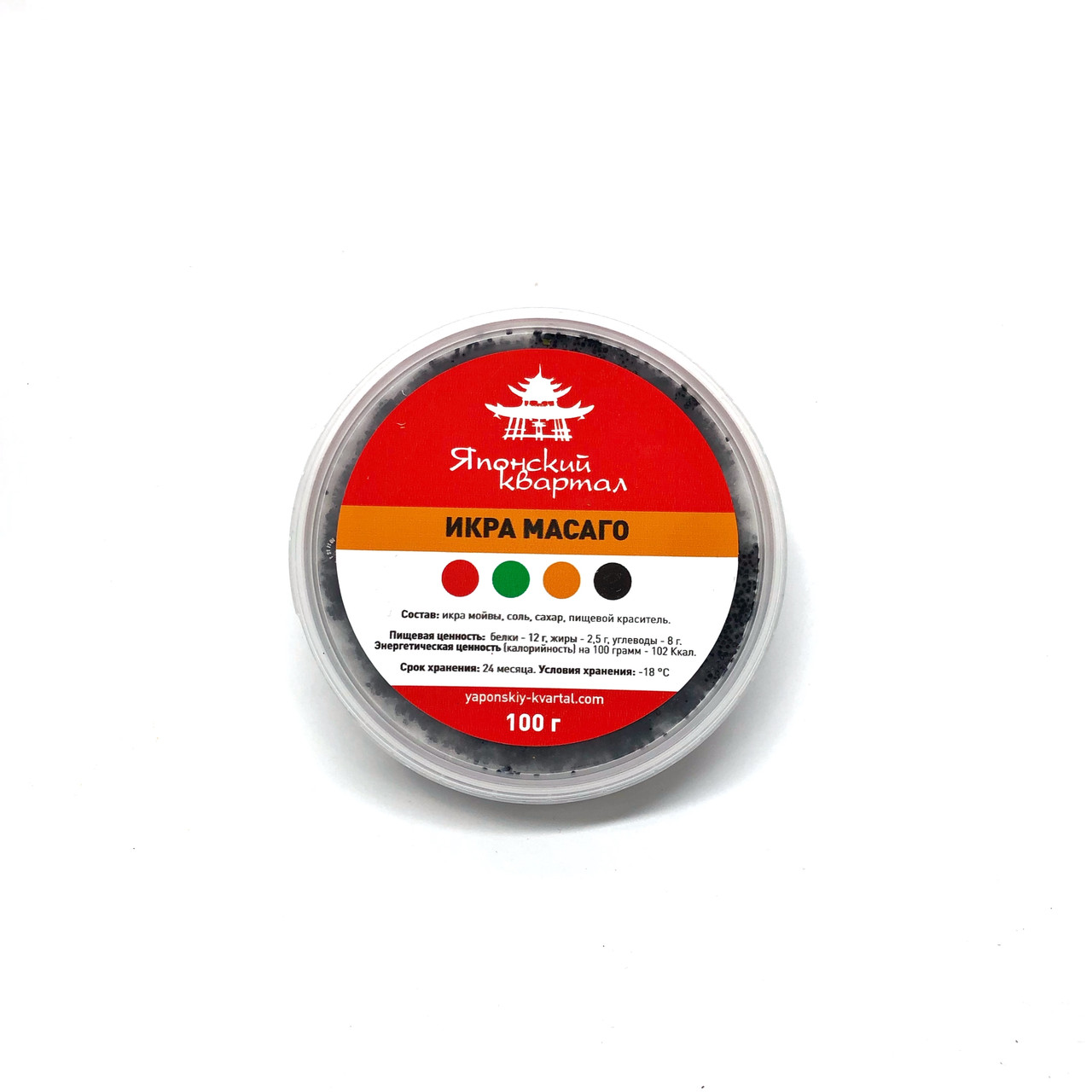 Ікра Масаго Чорна Японський квартал 50 г