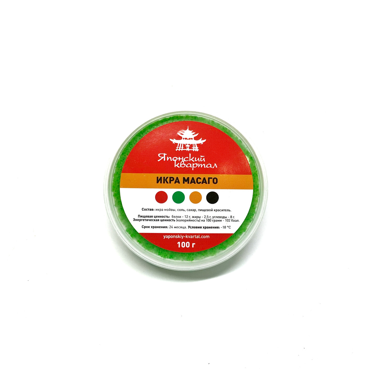 Ікра Масаго Зелена 100г