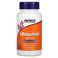 Now Foods Ubiquinol 100 mg 60 гелевых капсул