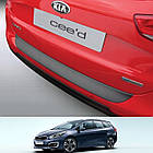 Пластикова захисна накладка на задній бампер для KIA Cee'd SW 2015-2018