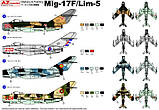 Пластикова модель 1/72 AZ model 7329 радянський винищувач MiG-17F / Lim-5, фото 2