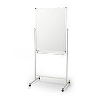 Фліпчарт 75х100 см. ТСО магнітний під маркер та крейду  двосторонній на колесах Дошка поворотна на колесах