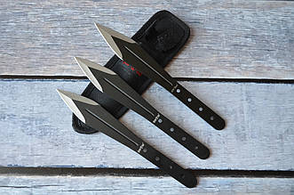 Набір метальних ножів Стриж 4 (3в1), з тканинним чохлом в комплекті
