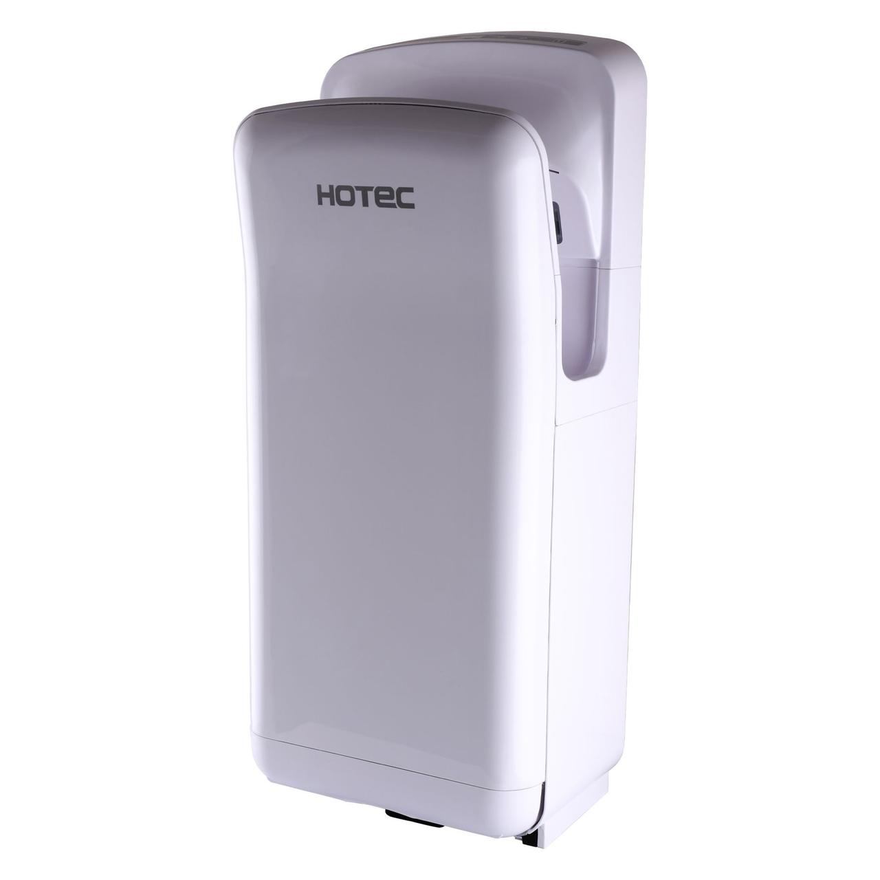 Електросушарка для рук настінна сенсорна HOTEC 11.101 ABS White на 1300Вт пластикова біла 000020512