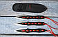 Метальні ножі Дартс 3 (3в1), з тканинним чохлом в комплекті, фото 2