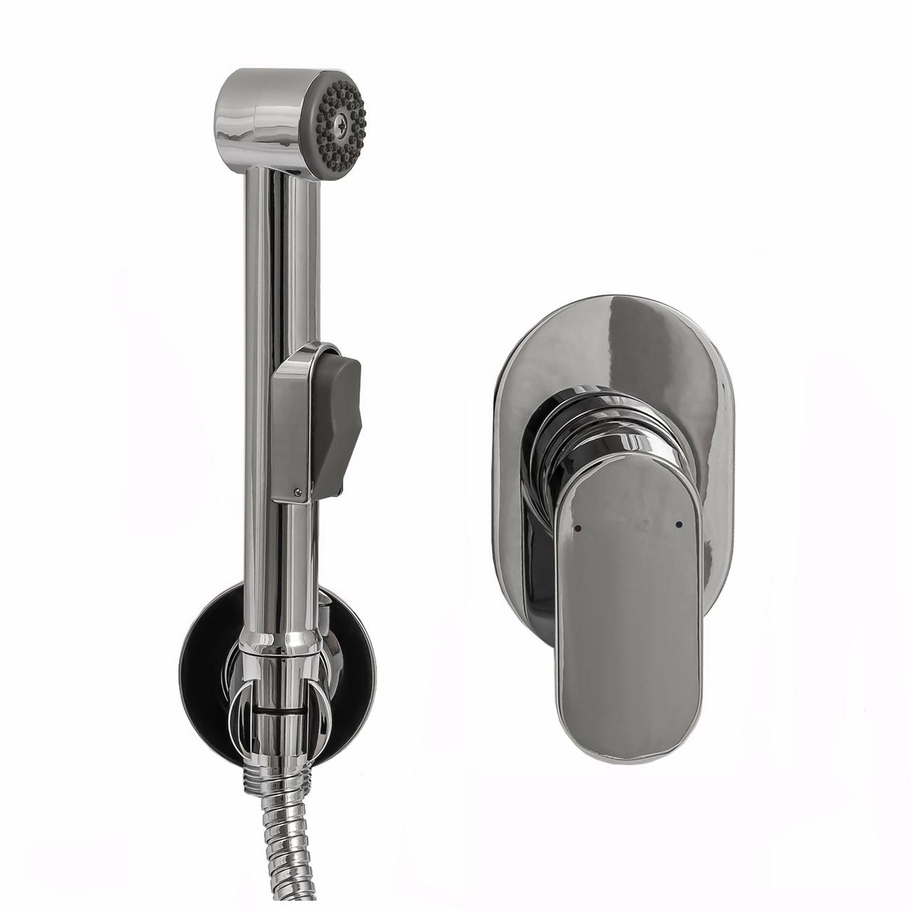 Змішувач для гігієнічного душу TOPAZ BARTS TB-G 07735-H36 прихованого монтажу хром латунь 000016608, фото 1