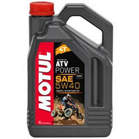 Масло для 4T двигателей Motul ATV POWER 5W40 4L