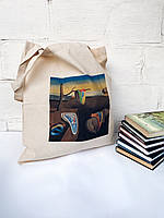 Эко - сумка с рисунком 39х43 см, шоппер, сумка белая универсальная тканевая