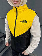 Жилетка чоловіча осіння весняна 'Clip' TNF жовта - чорна безрукавка the north face тнф