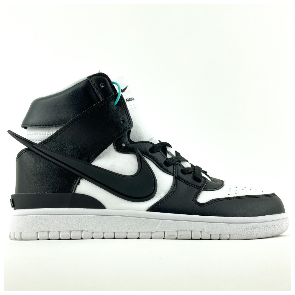 Чоловічі / жіночі кросівки Nike Dunk x Ambush Black / White High SP, чорно-білі кросівки найк данк амбуш, фото 1