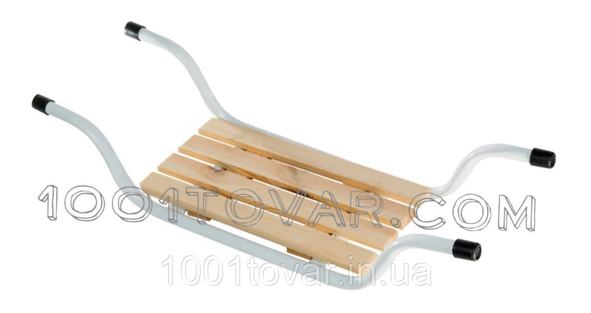 Сидіння для ванної R-Plastic, сталевий каркас + дерево, фото 1