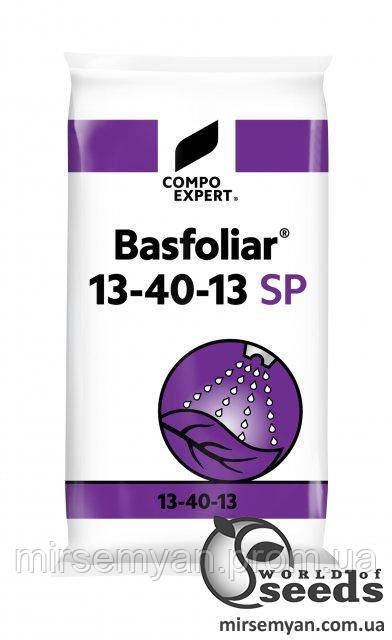 Добрива Компо Басфоліар "COMPO Basfoliar SP" 13-40-13+0,1MgO+0,4S+ME (25 кг)