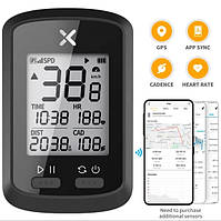 Велокомпьютер XOSS G+ GPS. Синхронизация со Strava, поддержка датчиков пульса, каденса