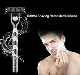 Gilette mach3 Чоловічий верстат для гоління, фото 2