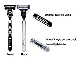 Gilette mach3 Чоловічий верстат для гоління, фото 6