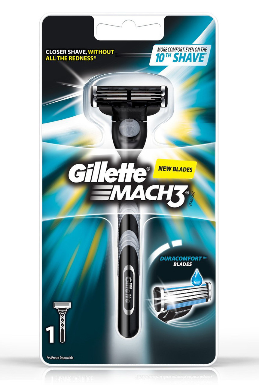 Gilette mach3 Чоловічий верстат для гоління