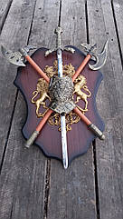 Сувенірна панно сокири ,370Х280 мм