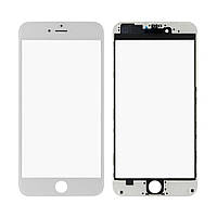 Стекло дисплея с рамкой и пленкой OCA Apple iPhone 6 Plus, Original, White