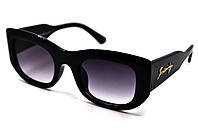 Женские солнцезащитные очки balenciaga 9447 черно-серые