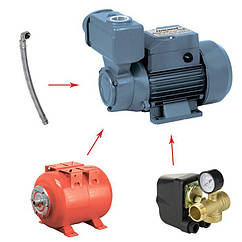 Поверхневі електронасоси Насоси плюс обладнання Комплект TPS 60 + НТ24 + FLEXIBLE 1"M/F*50 см ¾ "*90 +