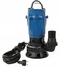 Фекальний насос дренажний Akwa Pump WQD 2.5 13-18 з ножем гарантія 3 роки, фото 4