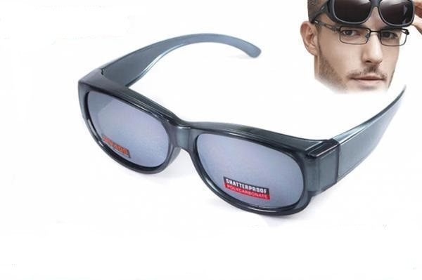 Накладні окуляри Swag Attack Crystal Gray