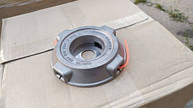 Котушка для тримера. Металева товста. Бублук алюміній Ф 136 мм