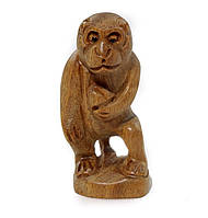 Фігурка настільна різьблена сандалове дерево Мавпочка