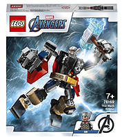 Конструктор Лего 76169 Робоброня Тора 139 деталей LEGO Super Heroes Thor Mech Armor