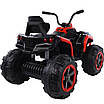 Квадроцикл для дітей від 3 років на акумуляторі червоний 2 мотори 35W Дитячий електроквадроцикл / електромобіль, фото 4