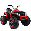 Квадроцикл для дітей від 3 років на акумуляторі червоний 2 мотори 35W Дитячий електроквадроцикл / електромобіль, фото 5