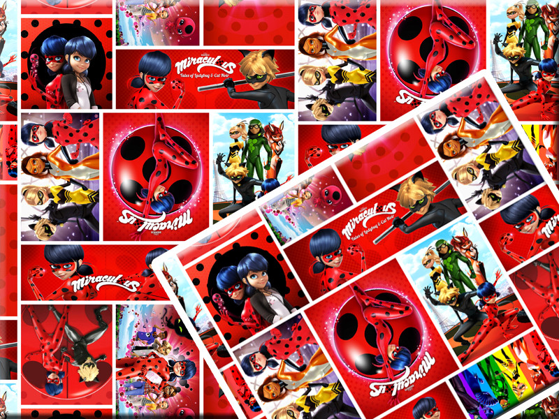 "Супер дівчина" - Пакувальний папір 60*75 см, фото 1