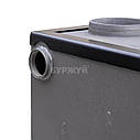 Котел-плита Буржуй КП-10 кВт димар вгору (4 мм), фото 10