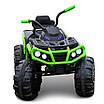 Квадроцикл для дітей на акумуляторі салатовий Дитячий електро квадроцикл / електромобіль, фото 6