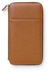 Туристичне портмоне Graf von Faber-Castell Travel wallet Epsom, колір коричневий, 118961