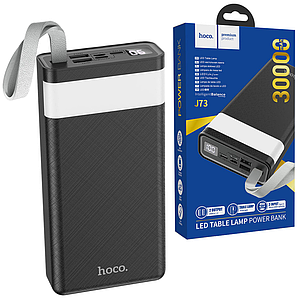 Портативна батарея HOCO J73 Powerful 30000mAh/LED Black