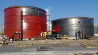 Пожежна ємність 600 м3 м. куб резервуар для води з монтажем, виготовлення резервуарів