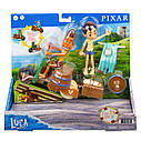 Набір фігурок Лука і Альберто з мультфільму "Лука" на скутері Luca Scooter Mattel, фото 3