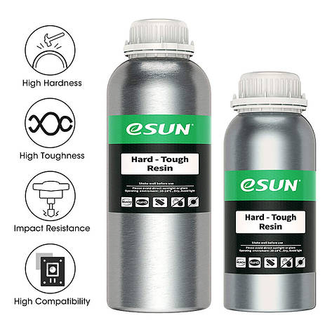 Фотополимерная смола eSUN Hard-Tough Resin для LCD 3D принтерів, фото 1