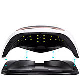 UV/LED лампа SUN BQ-V3 для манікюру та педикюру з LED дисплеєм, 168 Вт., фото 4