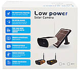 Вулична акумуляторна IP камера відеоспостереження із сонячною панеллю UKC Y9 2 mp, фото 2