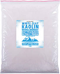 Каолін, глина біла, 1кг