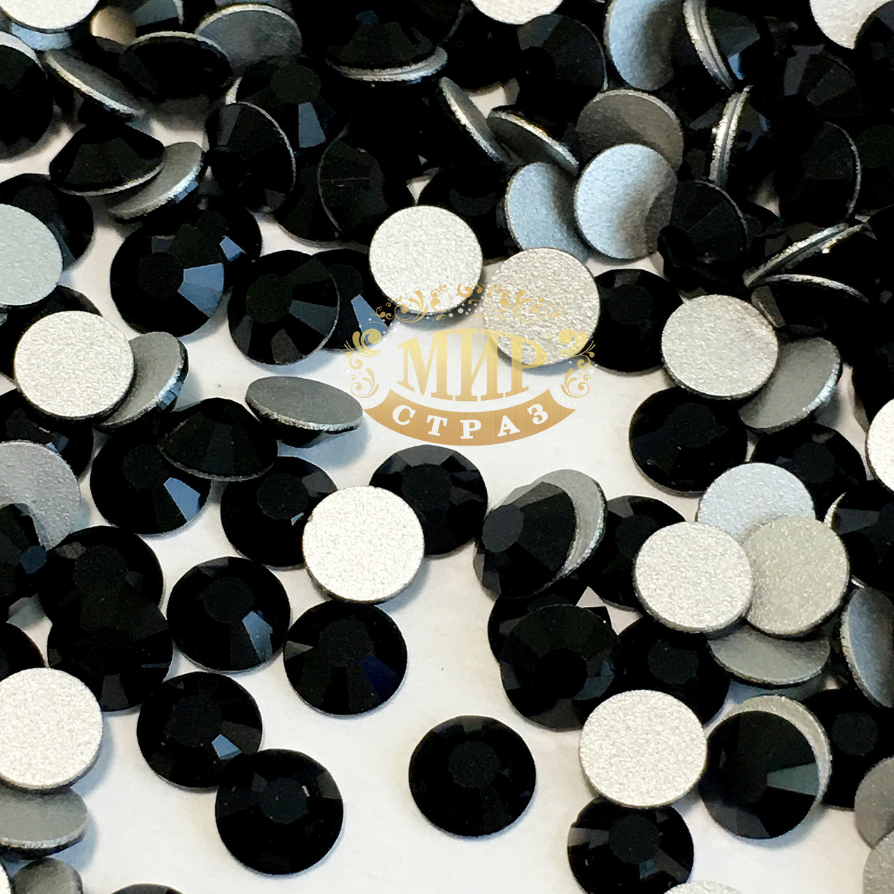 Стразы Preciosa Jet (Фиксация на Клей) — в Категории "Декор для Шитья и ...