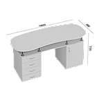 Манікюрний стіл Сакура Білий, фото 4