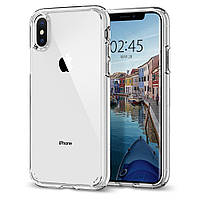 Чехол Spigen для iPhone XS/X Ultra Hybrid, Crystal Clear (057СS22127)