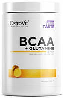 Амінокислоти OstroVit — BCAA + L-Glutamine (500 грамів) orange/апельсин