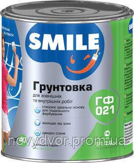 Ґрунтовка SMILE ГФ-021 (2,8 кг) Біла, сіра, червоно-коричнева