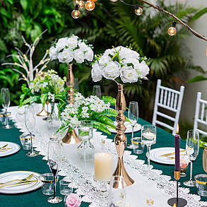 Ваза "Беатриче" 64 см, матеріал метал, колір золото (2009-037), фото 3