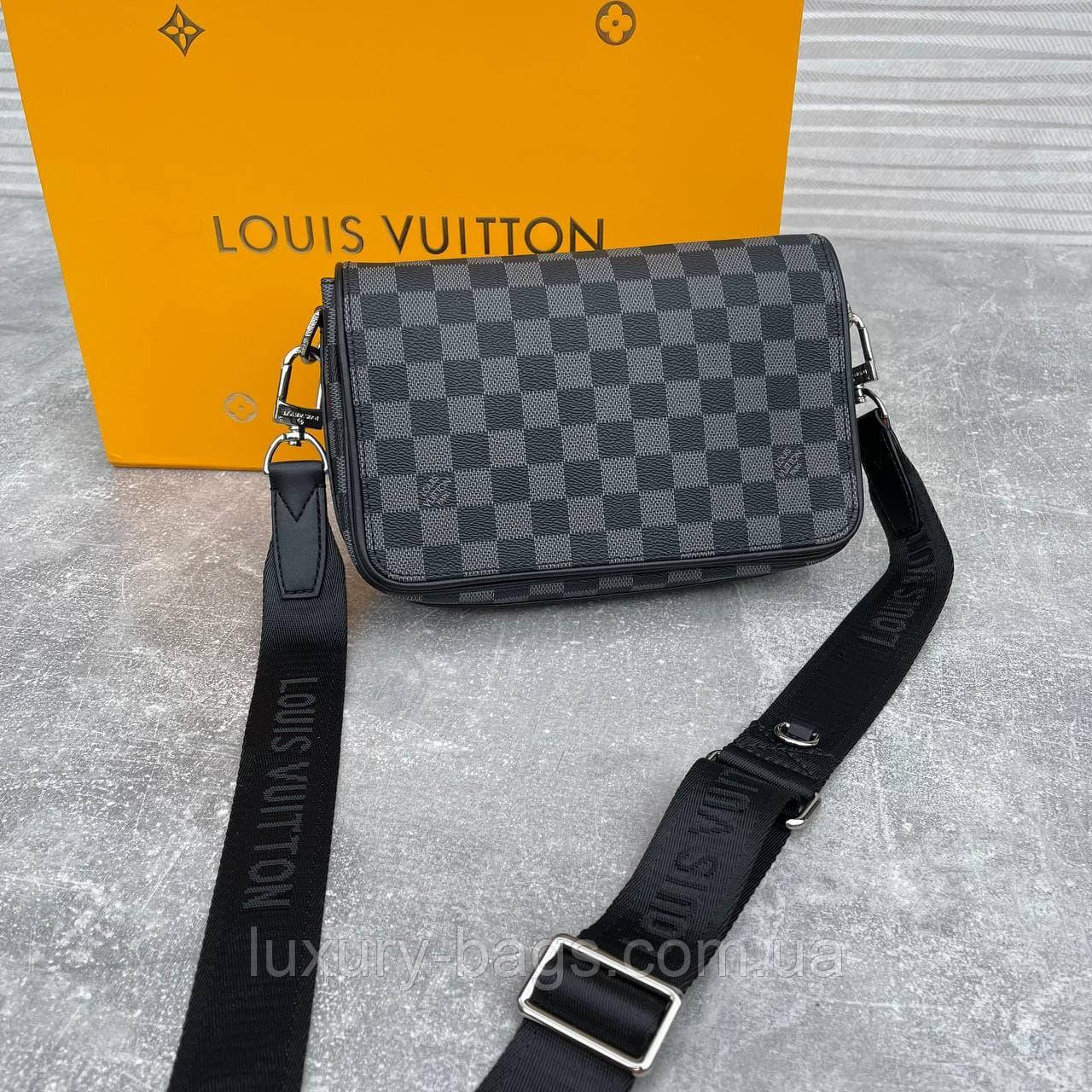 Крута брендова сумка-месенджер Louis Vuitton Studio